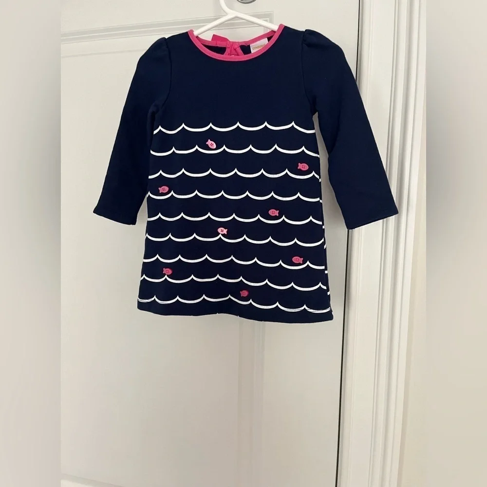 Gymboree baby girl dress Sz. 12-18 months blue NWT